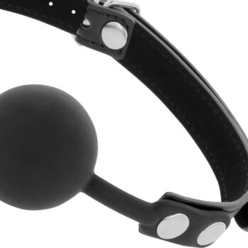 Ball gag piena in silicone Darkness